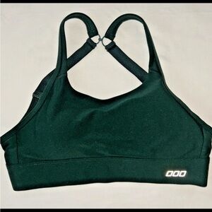 Lorna Jane Women’s High Impact Sports Bra Size S Dark Green Removable Pads